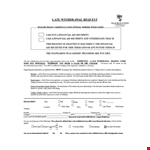 College Application Withdrawal Letter example document template