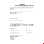 Leave of Absence Template | Easy-to-Use Form for Leave, Return, or Absence example document template