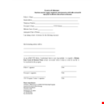 Leave of Absence Template | Easy-to-Use Form for Leave, Return, or Absence example document template 