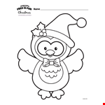 Get in the Festive Spirit with a Free Christmas Holiday Owl Coloring Page - Oriental Trading example document template