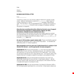 Formal Business Invitation Letter Example example document template