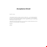 Accepting Job Offer Letter Sample Template example document template 