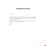 Accepting Job Offer Letter Sample Template example document template