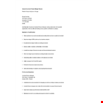 Finance Assistant Manager Resume example document template