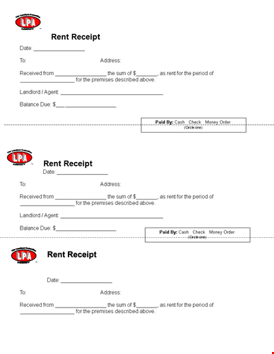 Rent Payment Received - Update Your Address Quickly