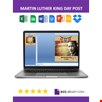 Martin Luther King Day Post example document template