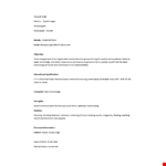 Iti Fresher Resume Sample example document template