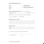 Fill Out & Sign Field Trip Permission Slip for Your Child example document template