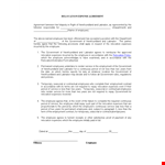 Newfoundland Relocation Expense Agreement for Government Employees example document template 