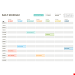 Family Daily Planner Template - Schedule Your Day with Ease example document template
