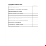 Restaurant Manager Shift Change Checklist - Streamline Your Shift Change Process example document template