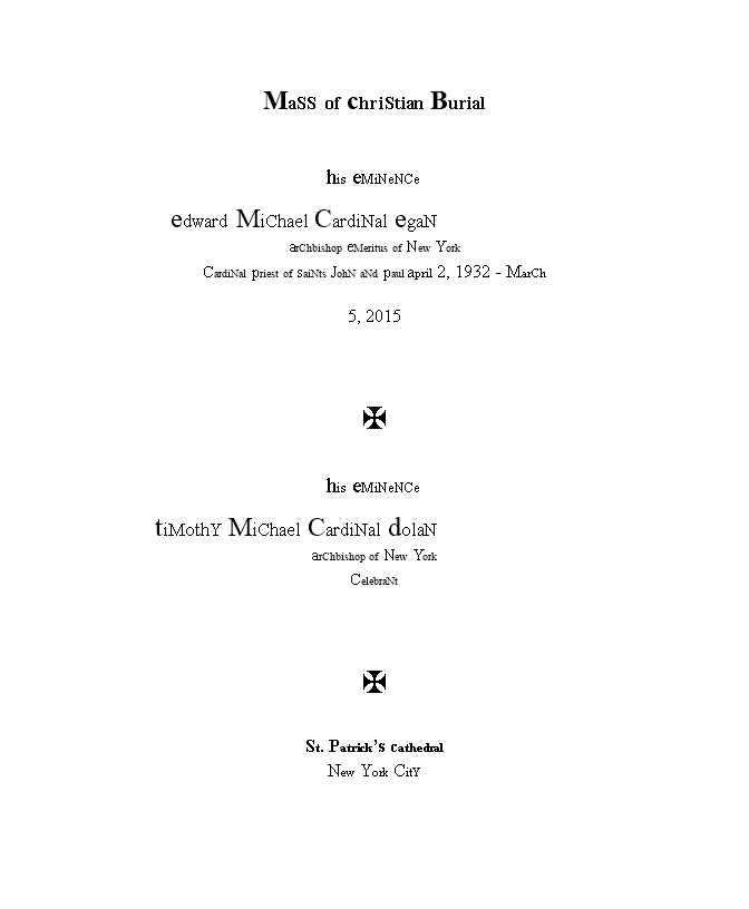 Catholic Funeral Mass Program Template Create a Solemn Catholic