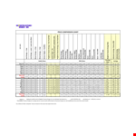 Price Comparison example document template