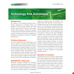 Technology Risk Assessment Template example document template