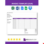 Google Docs Invoice example document template