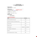 Retreat Meeting Agenda Template example document template