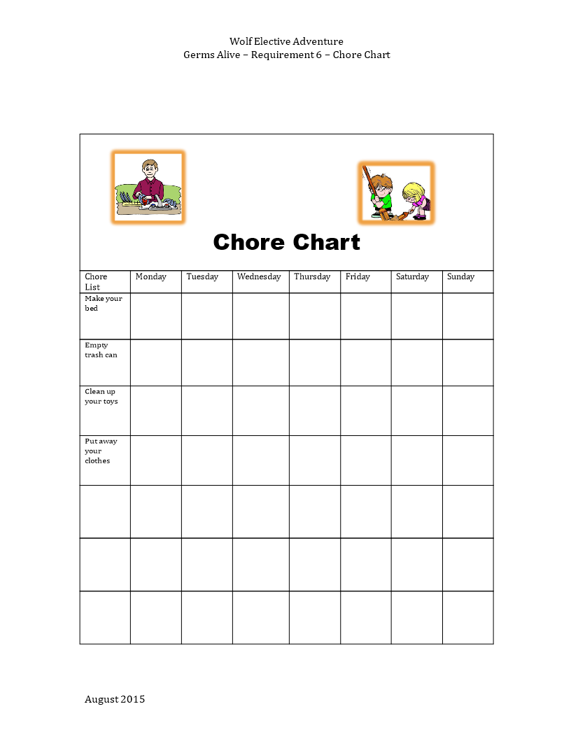 Get Organized with Our Adventure-Inspired Chore Chart Template ...