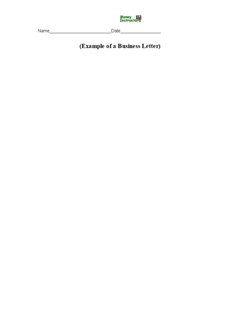 Example Of A Professional Business Letter For Purchase Of A Machine example-of-a-professional-business-letter-for-purchase-of-a-machine