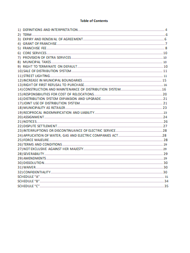 franchise agreement template example