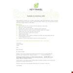 Standard Business Letter Example example document template