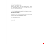 Part Time Cashier Job Application Letter example document template