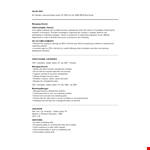 Executive Managing Director Resume example document template