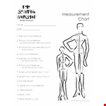 Printable Measurement: Length, Waist | Free Templates example document template