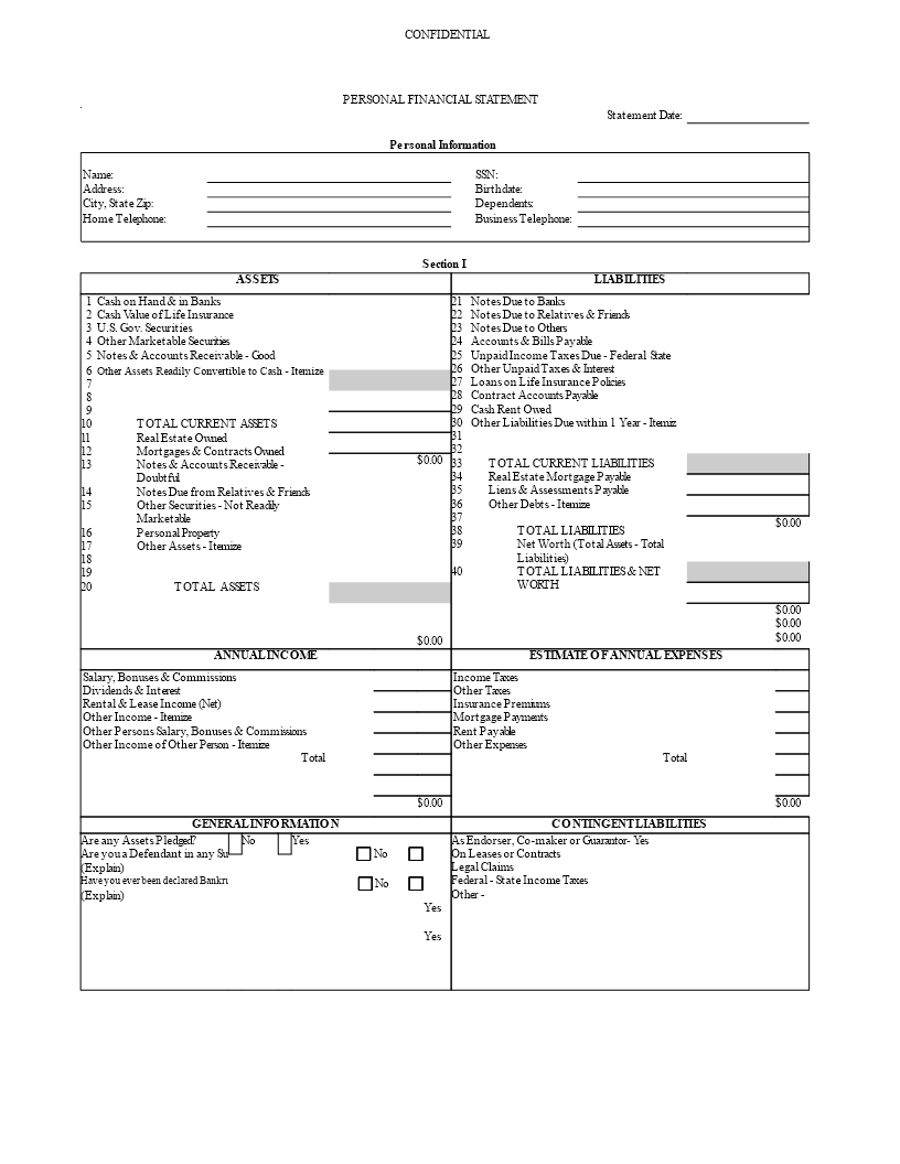 Streamline Your Finances With Our Personal Financial Statement Template streamline-your-finances-with-our-personal-financial-statement-template