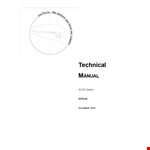 Instruction Manual Template - Information, System, and Function Guide example document template