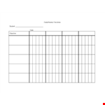 Data Daily and Weekly Checklist for Students example document template