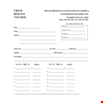 Check Request Voucher Template example document template