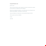 Company Offer Rejection Letter Example example document template