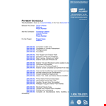 Construction Project Payment Schedule Template example document template