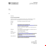 Conditional Offer Letter example document template