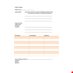 Create a Powerful Petition Statement with Our Professional Template example document template