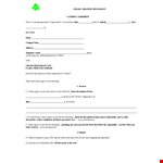 Restaurant Catering Agreement Template - Event Client Agreement | Provide Caterer example document template 