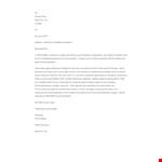 Sales Executive Immediate Resignation Letter example document template