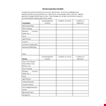 Ultimate Home Inspection Checklist: Location-Specific Quantity and Condition of Doors example document template