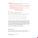 Safety Warning Letter Example example document template 