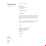 Proof of Employment Letter - Verify Your Job Status at Joppa | Designation Included example document template