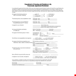 Create a Harmonious Home: Roommate Agreement Template with Essential Items to Agree on example document template