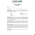 Late Rent Notice Template - Termination, Lease, Month | Download Now example document template