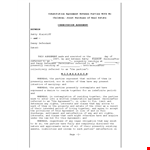 Cohabitation Agreement Template - Create a Binding Agreement for Property and Parties example document template