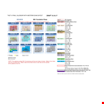 Midterm Exam Dates Calendar, Important Dates, Exam Schedule, Academic Calendar example document template
