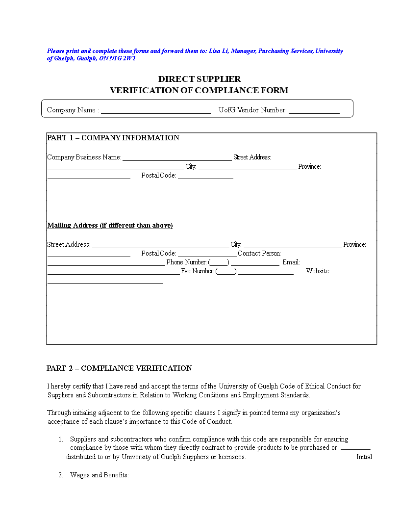 Introduction Letter To Supplier Template University Compliance introduction-letter-to-supplier-template-university-compliance