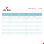 Home Medication Chart - Easily Manage and Organize Your Medicine with Color example document template