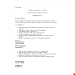 Sample Electrical Engineering Resume example document template