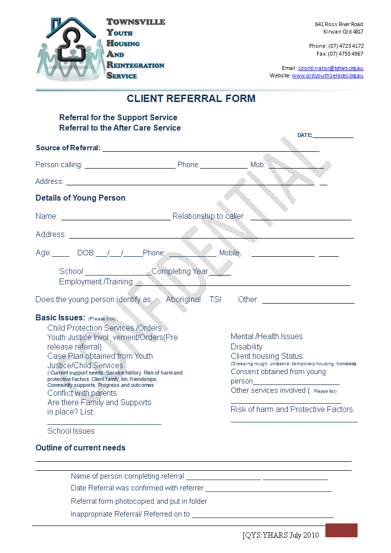 Referral Form Template - Streamline Your Client Referral Process Instantly