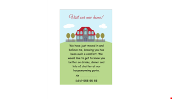 Create a Memorable Housewarming Celebration with Our Invitation Template