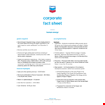 Corporate Facts and Latest Projects - Company | Chevron example document template